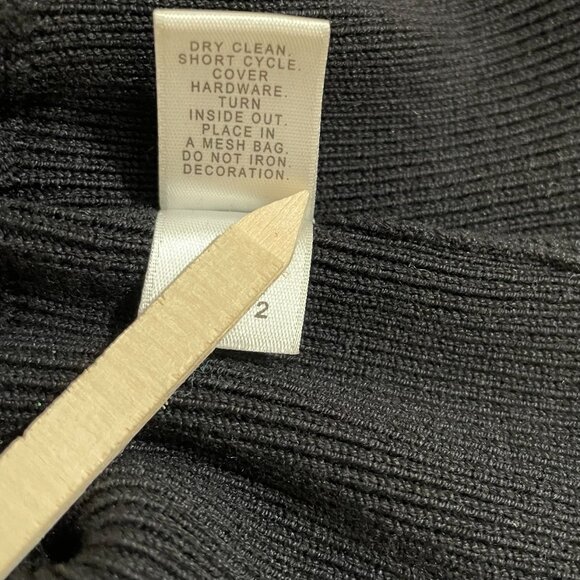 St. John Black Label Sequin silk cotton blend Top - Picture 7 of 7